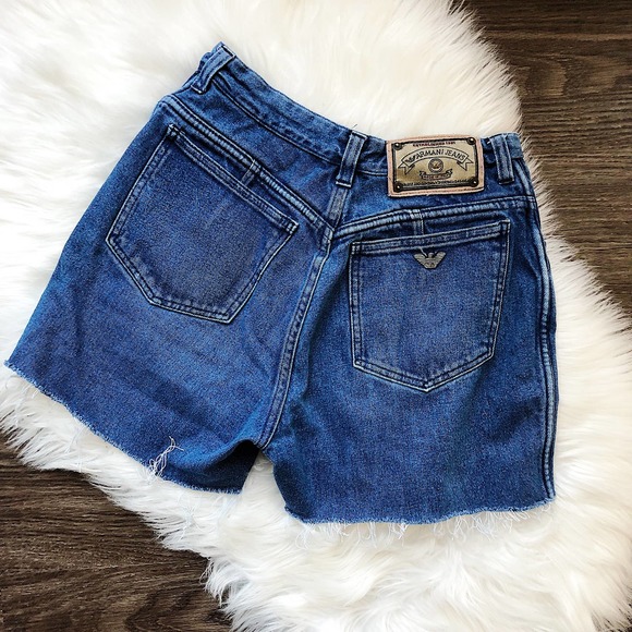 Armani Jeans Pants - VINTAGE ARMANI DENIM SHORTS